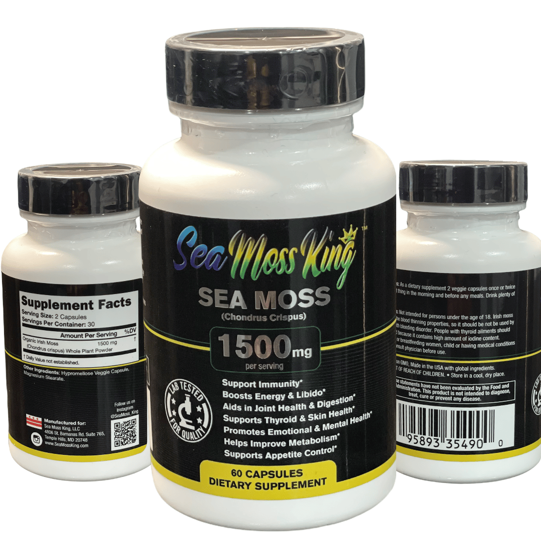 Sea Moss Capsules 1500mg