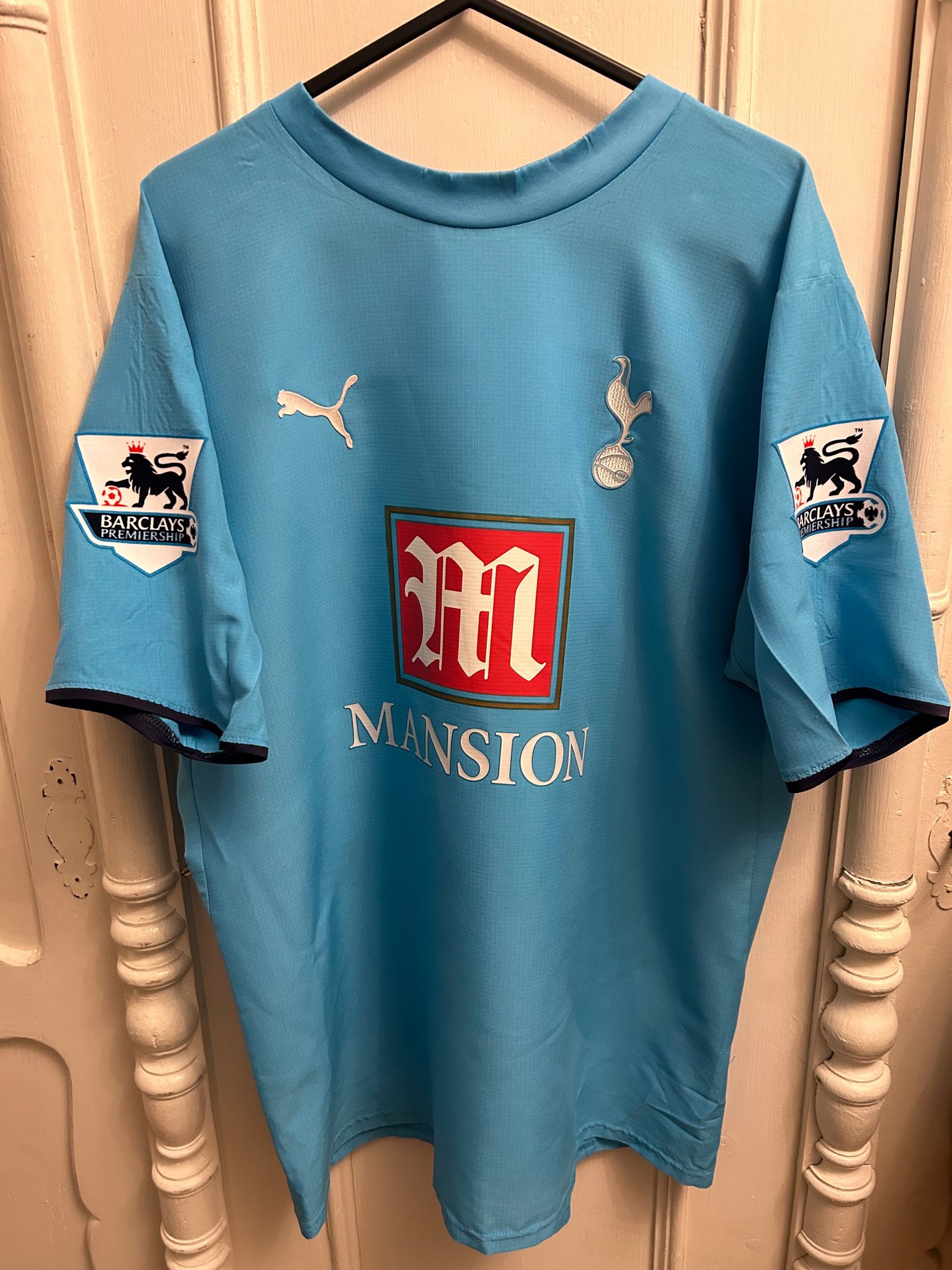 Image of Tottenham Hotspur “DEFOE 18” 2006/07 Away Shirt + PL patches (L)