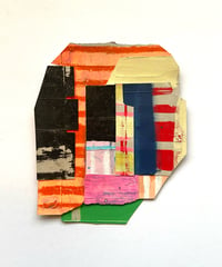 Image of Orange Strip Cardboard Packaging Collage