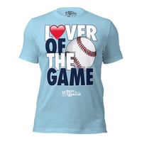 Image 1 of LOTG Pro Baseball Unisex T-shirt (Lt Blue & Navy)