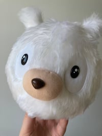 Image 2 of Magical white Woff plushie from Hilda cartoon - made to order