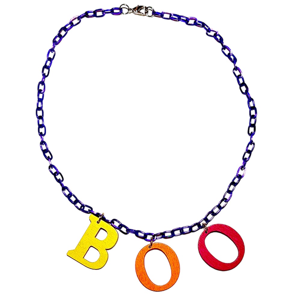 Image of “BOO” Necklace