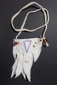 Image 1 of Cosmos Charm necklace - wearable art