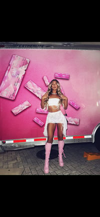 Image 2 of 2 piece all white set worn on NXT