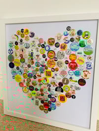 Image 5 of I HEART BADGES-Original SOLD