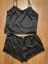 Image 2 of 2 Piece lace Satin set 