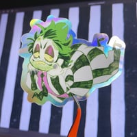 BJ holographic sticker