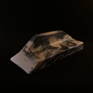 Image of Wired Ramps Slope'd Barrier Ledge (Dark Grey, Peach and Light Purple)