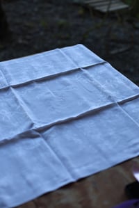 Image 8 of 1 französische Serviette mit Monogram  nicht entzifferbar