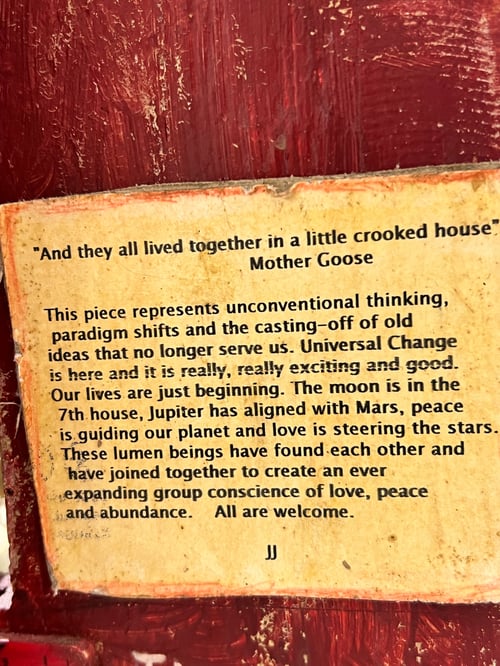 Image of And they all lived together in a crooked little house- Jil Johnson