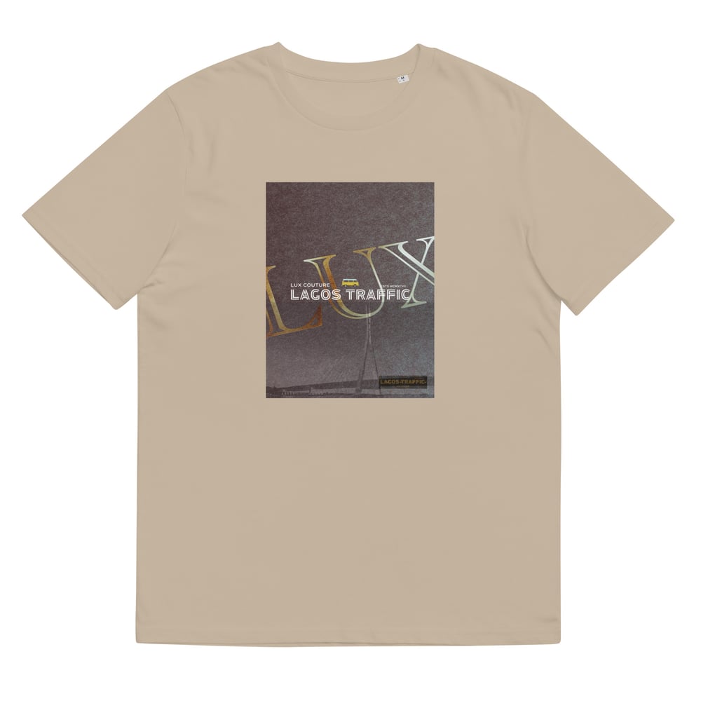 LUX COUTURE UNISEX ORGANIC 100% COTTON TEE (KHAKI HUE)