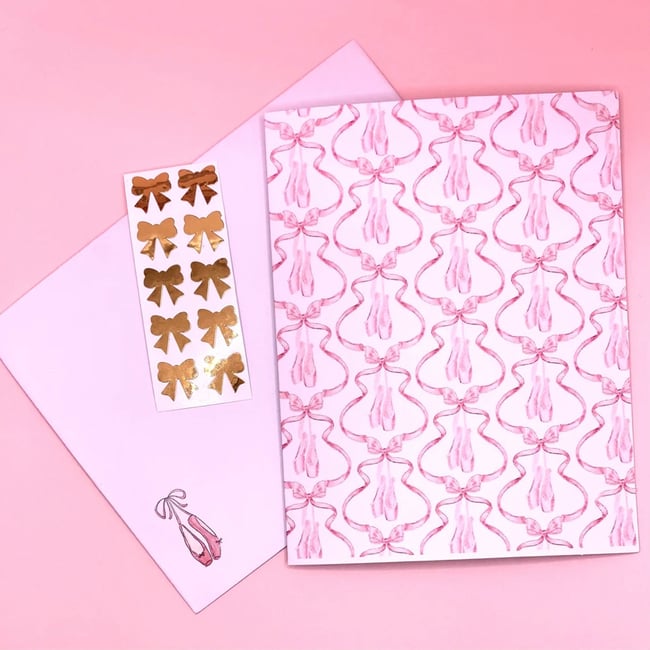 Ballet Slippers 10 Card Set