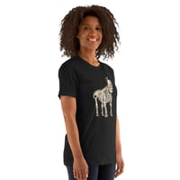 Image 5 of Antique Anatomical Illustration Human and Elephant Skelton Unisex t-shirt