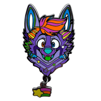 Stellar Sparkle Dog Pin