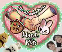 Image 1 of SKZ Minsung “You Already Know” Lace Keychain 2.5 Inches