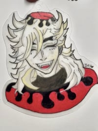 Image 2 of custom character keychain