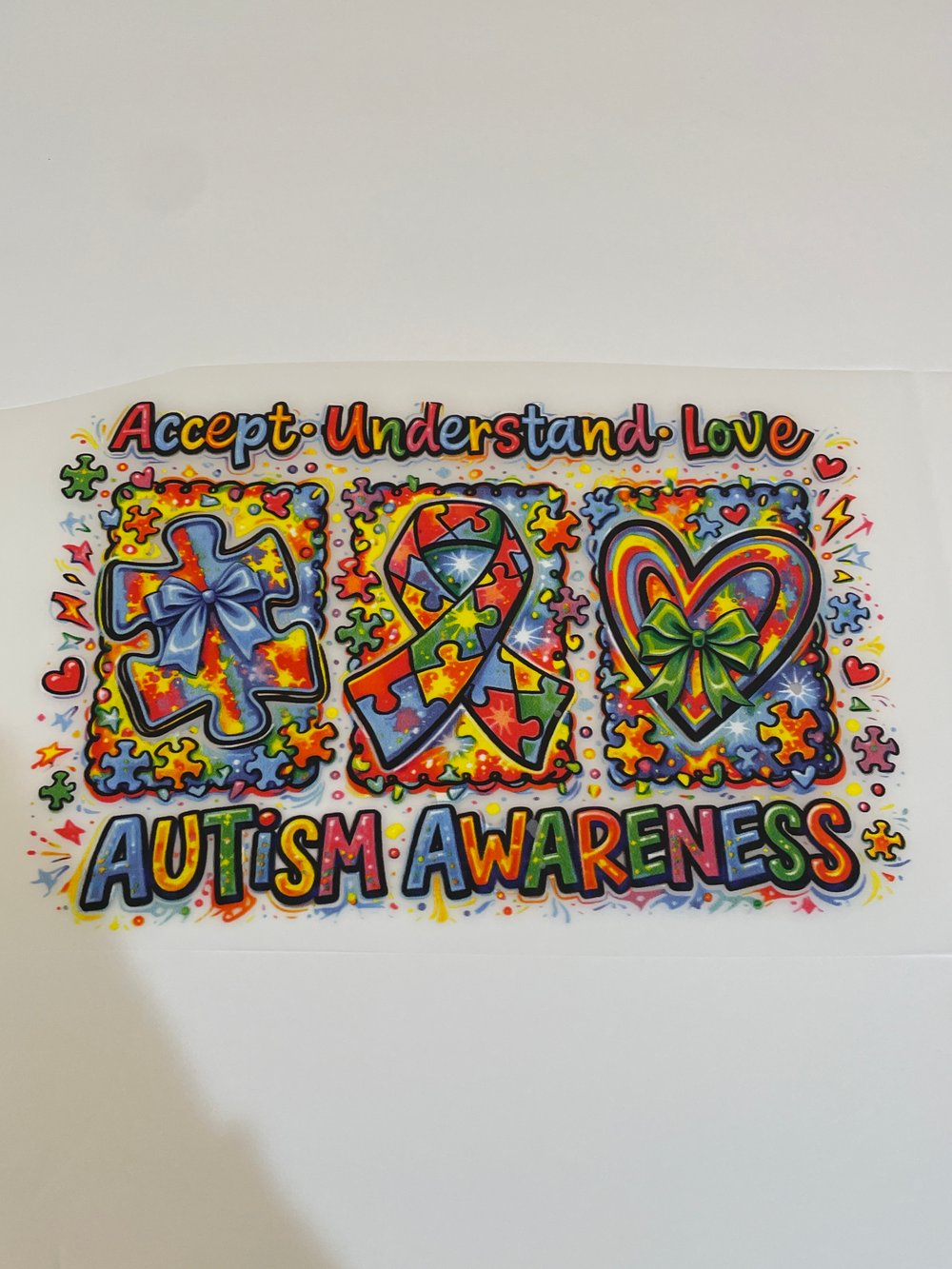 Image of Kids Size Autism Awareness - Accept. Understand. Love