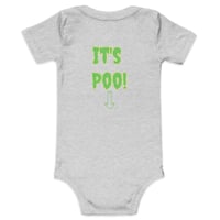 Image 12 of Baby Short Sleeve Onesie - Boo! Its Poo!