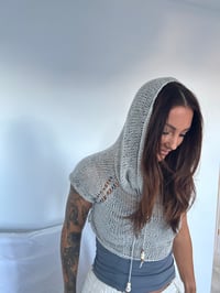 Image 4 of Frosted Tide Crop Hoddie