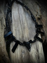 Image 1 of Obsidian Wolf necklace 