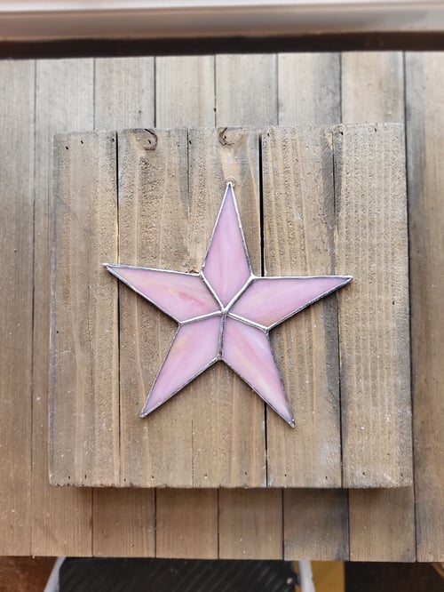 Image of Opaque Solid Star-stained glass
