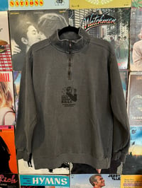 Image 1 of B-Sides Fast Fashion Kills Quarter Zip Sweatshirt Large