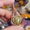 Unakite Heart Pendant