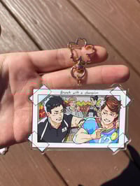 Image 4 of Volleyball Layered Keychains