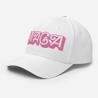 Image 6 of MAGA Barbie Themed - Flex Fit Closed Back Structured Twill Cap