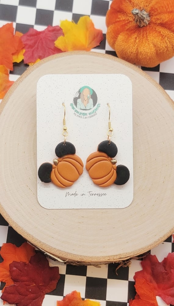 Image of Pumpkin Mouse Dangles
