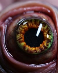 Image 7 of Handmade Realistic Eye Badge Reel Keychain