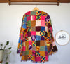 "Landfill Dodger" Scrap Blanket Coat, 52" chest