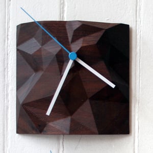 Image of Walnut 6" X 6" Block Clock