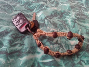 Image of Coffee Bean & Hemp Keychain