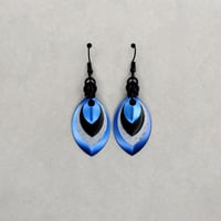 Image 5 of 4-Layer Scale Earrings