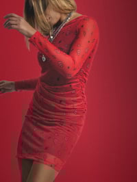 Image 2 of VESTIDO ROJO SARA