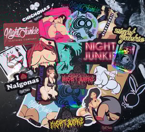 Image of NIGHTJUNKIE STICKER PACK 2026