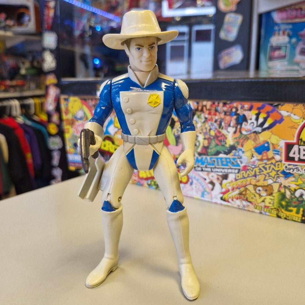 Image of 1986 Galoob Adventures of the Galaxy Rangers Zachary Foxx Action Figure with Accessory