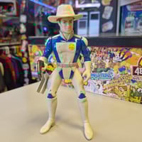 Image 1 of 1986 Galoob Adventures of the Galaxy Rangers Zachary Foxx Action Figure with Accessory