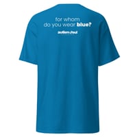Image 3 of I wear blue for my grandchild unisex classic tee