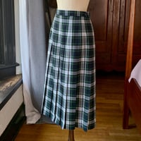 Image 2 of Straven England Plaid Pleated Skirt Medium