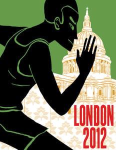 Image of London 2012 Olympics Poster: Athletics