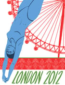 Image of London 2012 Olympics Poster: Aquatics