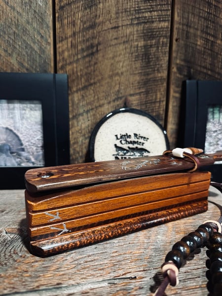 Image of Walnut/Mahogany with Snakewood inlay