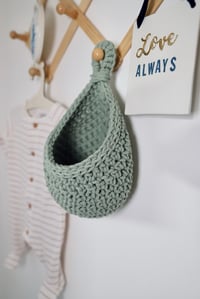 Image 2 of Crochet Droplet basket