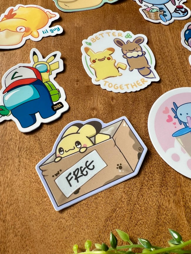 Pikachu and Friends Stickers