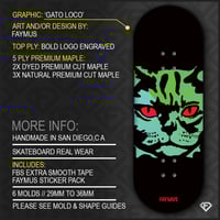 Image 1 of ‘GATO LOCO’ + LÜXE PRO FB TAPE & FAYMUS STICKER PACK