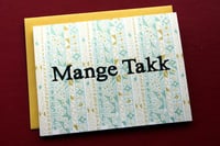 Mange Takk-Many Thanks in Norwegian