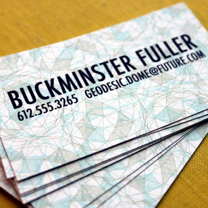 Mid Century Calling Cards