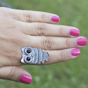 Image of Owl Ring (Adjustable)